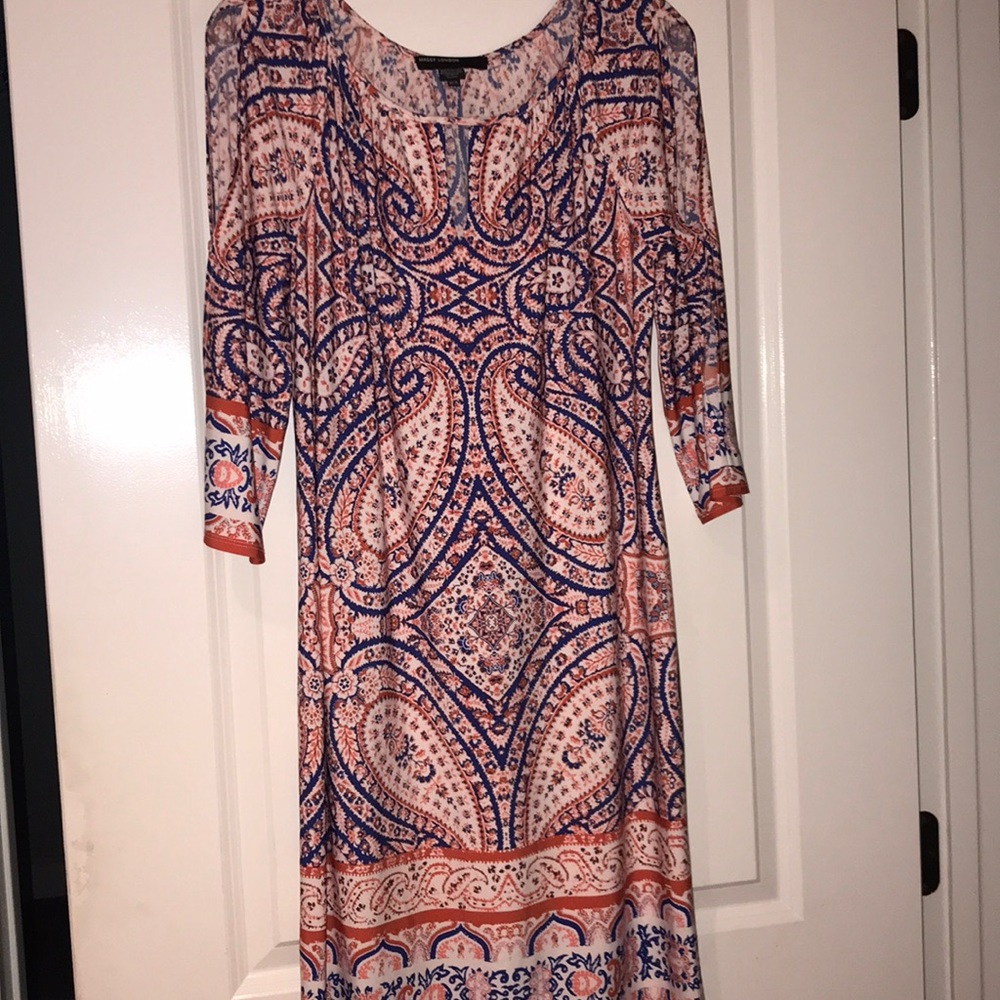 Size 8 Maggy London dress with cutout sleeves - Picture 5 of 7